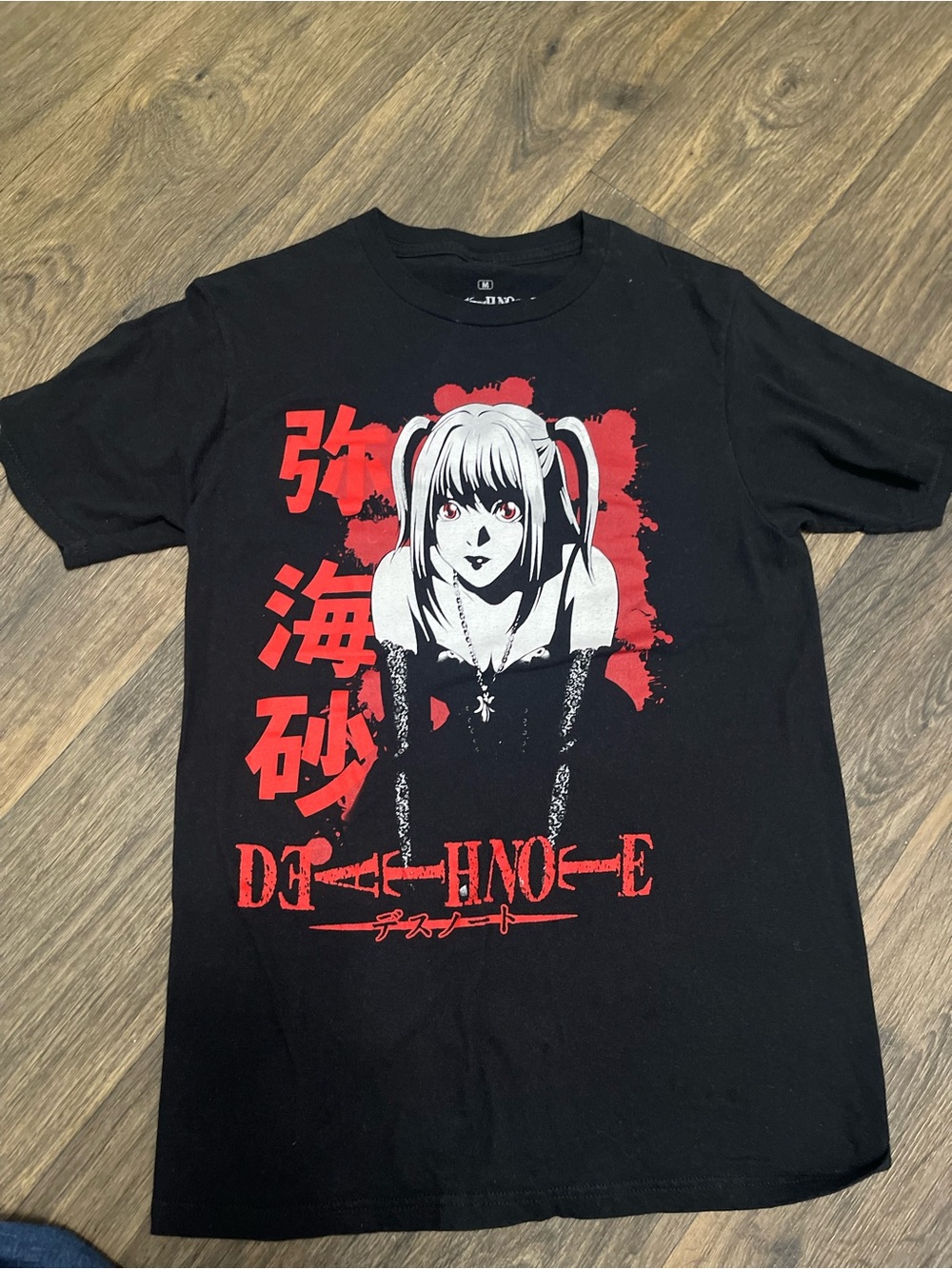 Death Note Misa Misa Graphic Tee - Black & Red